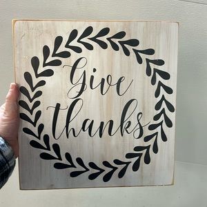 Wall Sign | Give thanks